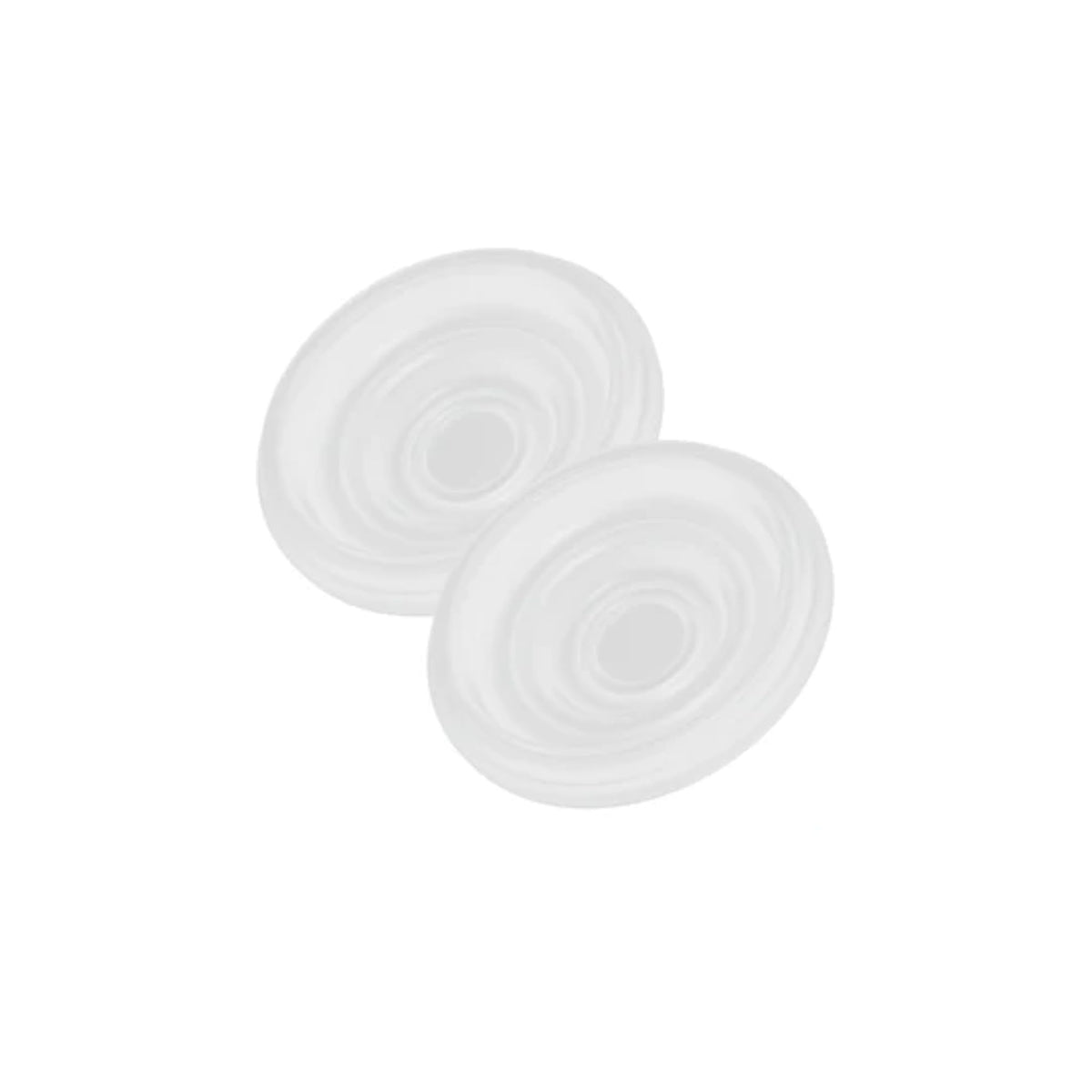 Zomee Fit breast shield close-up highlighting the silicone shield for comfortable pumping.