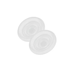Zomee Fit breast shield close-up highlighting the silicone shield for comfortable pumping.