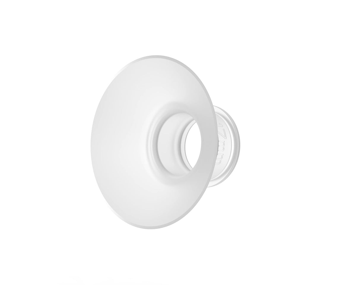 Zomee Fit nipple breast shield inserts 17mm two-pack for comfortable, secure breastfeeding sessions