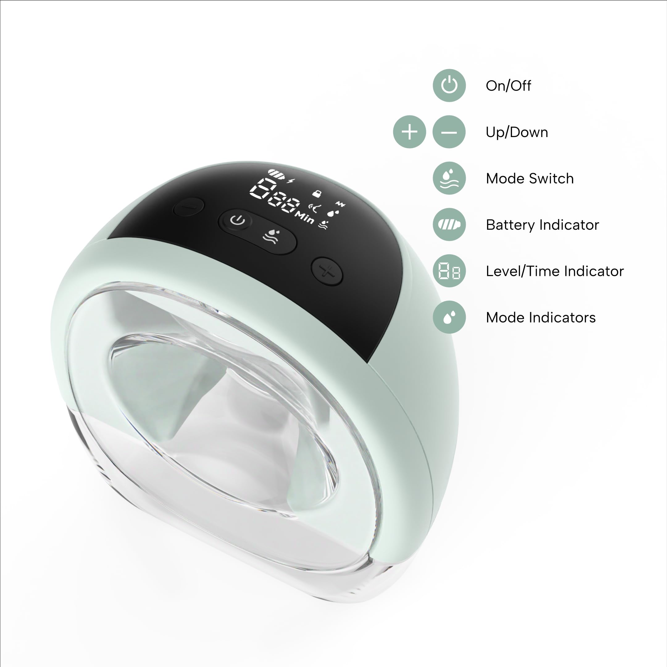 Zomee Fit 2+ hours battery life supports long pumping sessions away from outlets