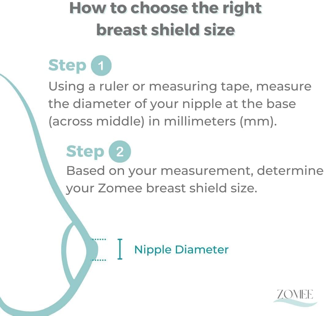 Zomee Flex BPA-free silicone shields offer safe material and easy sterilization.