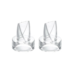Zomee silicone HFC duckbill valve set for hands-free pumping improves suction and convenience.