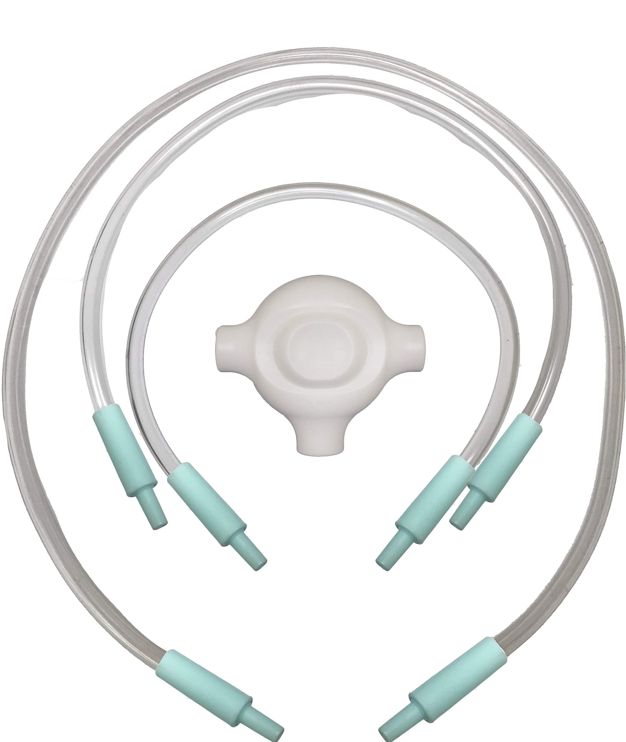 Zomee Z1 tube connector close-up showing durable seals for reliable pumping sessions.