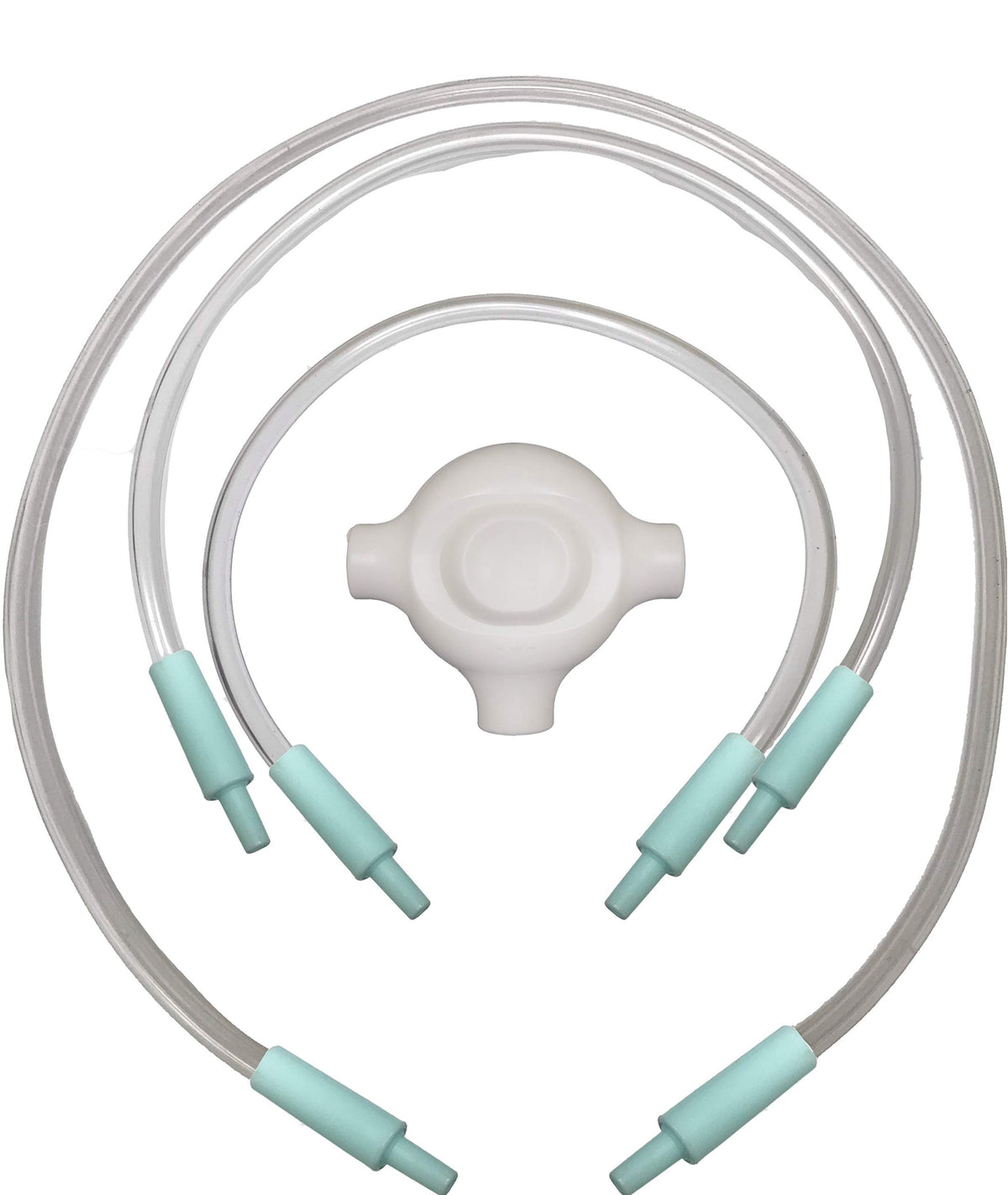 Zomee Z1 tube connector close-up showing durable seals for reliable pumping sessions.