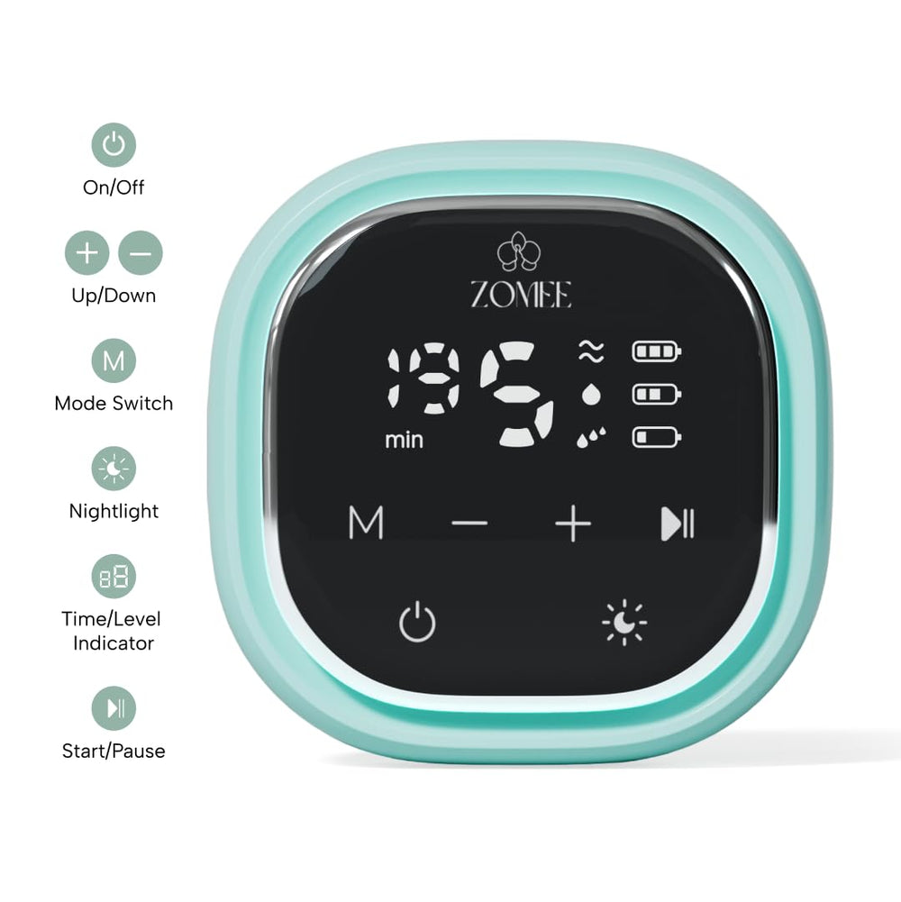 Zomee Z2 alternate-mode technology demonstrates smart rhythm between breasts