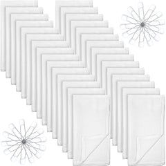 Zomiboo birdseye baby burp cloths 27x27 absorb moisture for clean, comfortable care