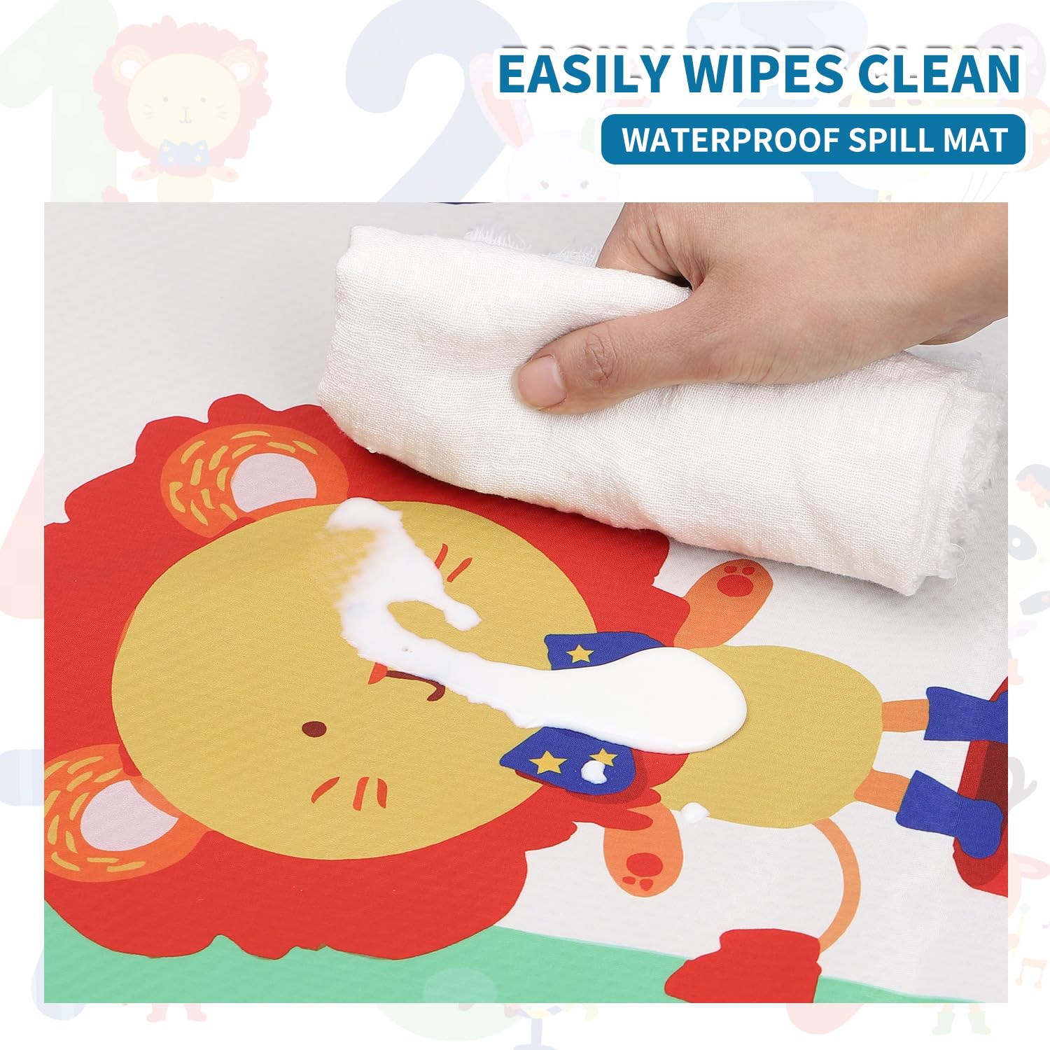 zonBroth waterproof and stain resistant surface wipes clean easily