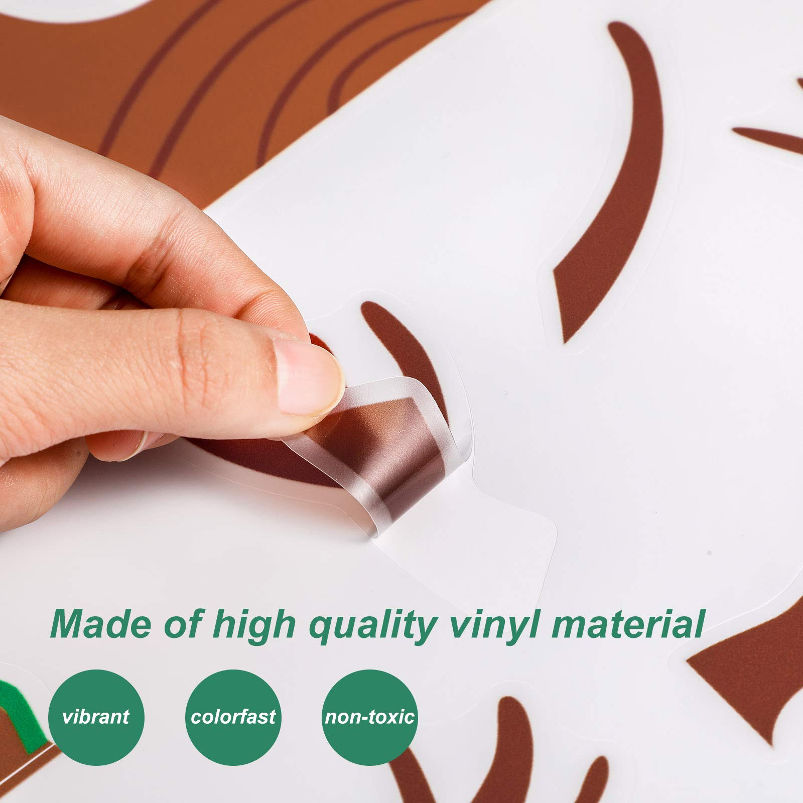 Zonon numbers tree decal helps kids recognize digits through playful design.