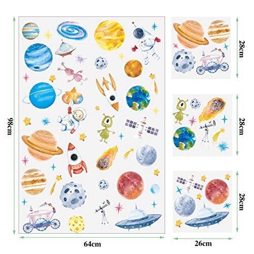 Zonon Outer Rocket Wall Decal enhances playrooms with dramatic rocket imagery.