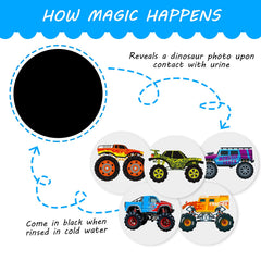 Zonon potty stickers toilet-targets closeup highlight durable PVC coating for easy cleaning.