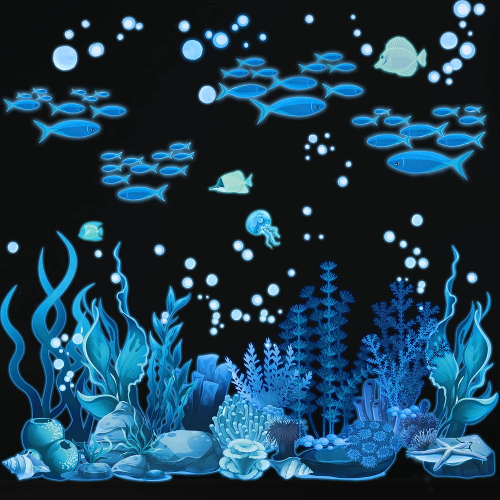 Zonon Under The Sea nursery-wall-decor brings gentle marine charm to bedtime routines and play