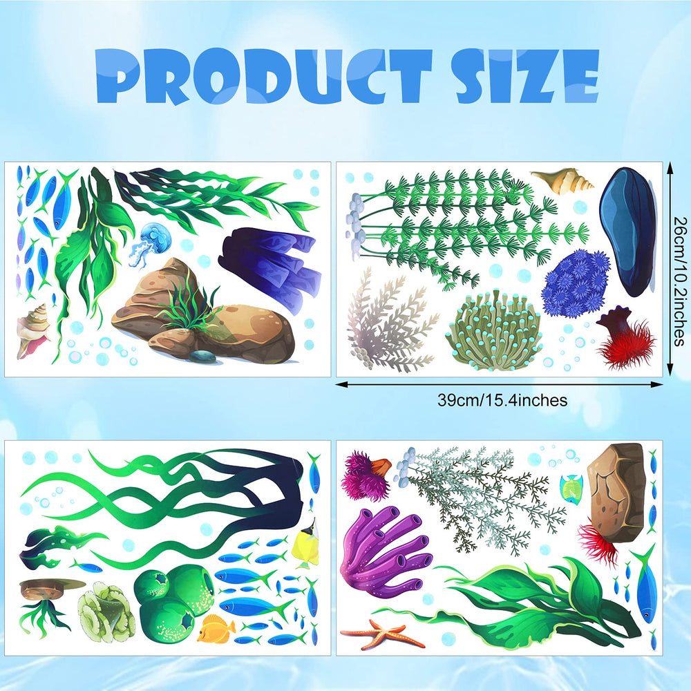 Zonon Under The Sea fish and bubbles decal sparks imagination in living areas