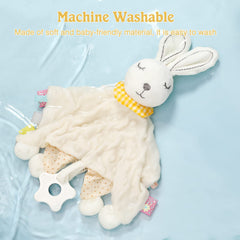 Zooawa Bunny Lovey snuggle blanket for comforting cuddles