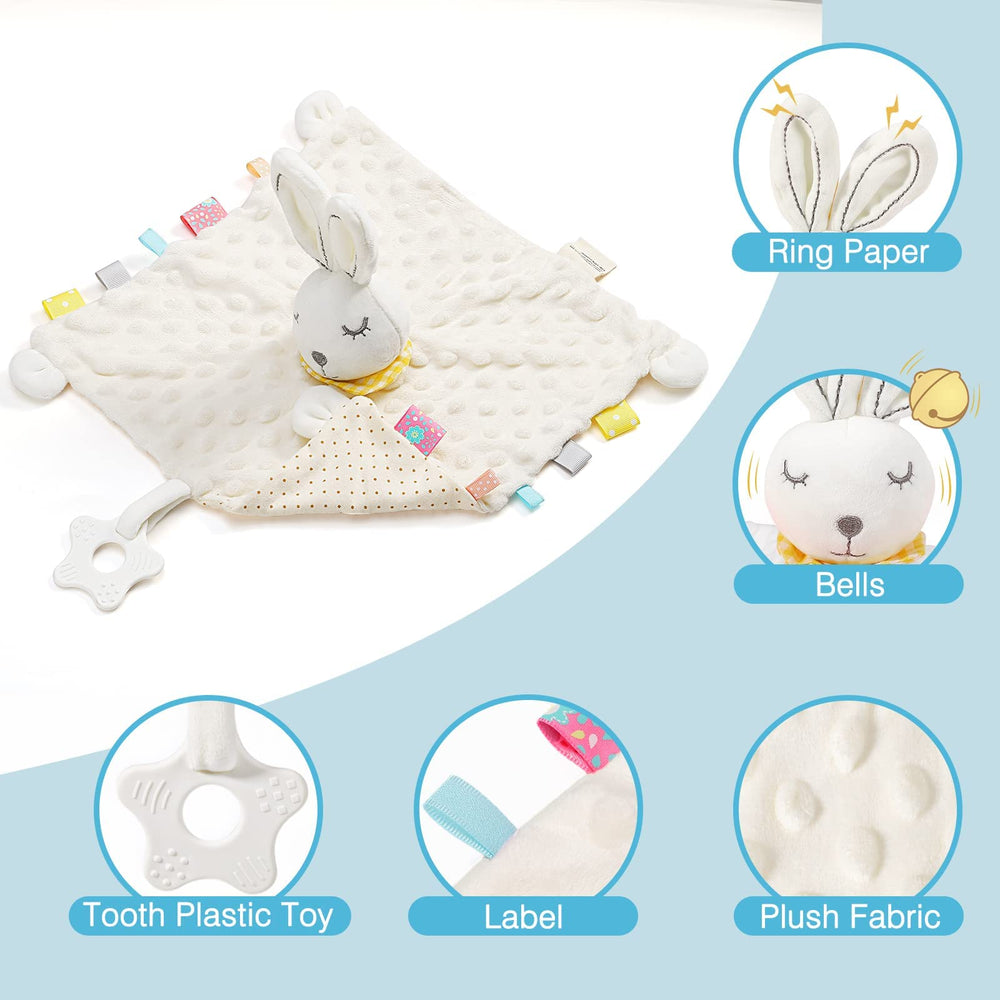 Zooawa Lovey with teether bells demonstrates engaging baby-safe features