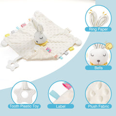 Zooawa Lovey with teether bells demonstrates engaging baby-safe features