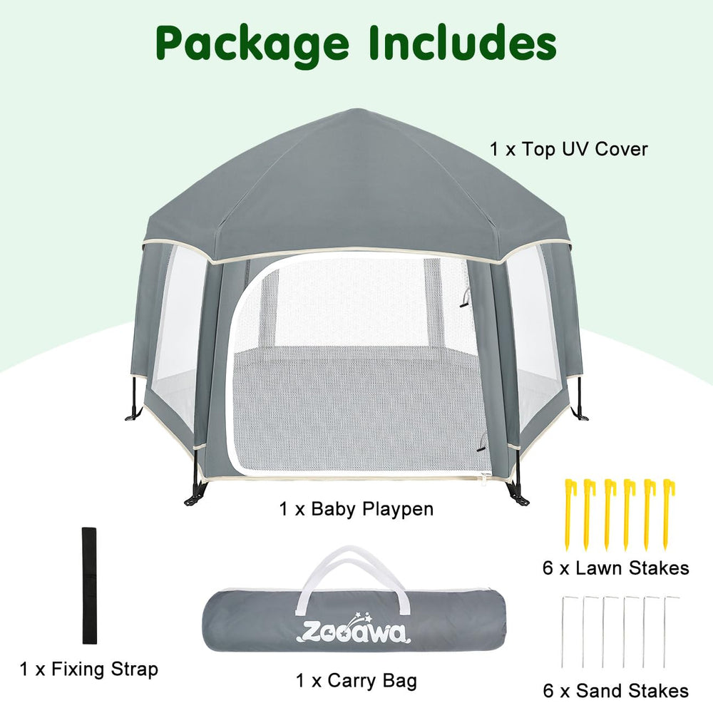 Zooawa carry bag included for easy transport