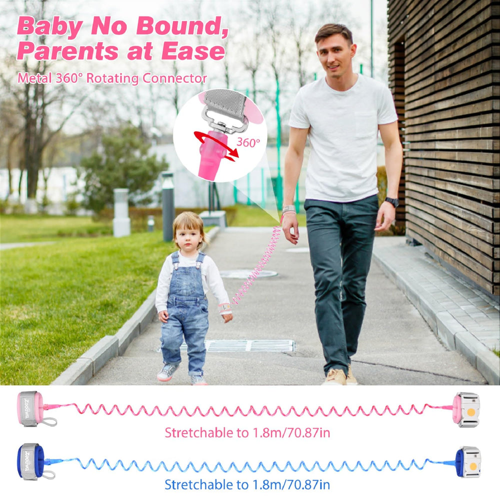 Zooawa adjustable length offers freedom while keeping child within reach.
