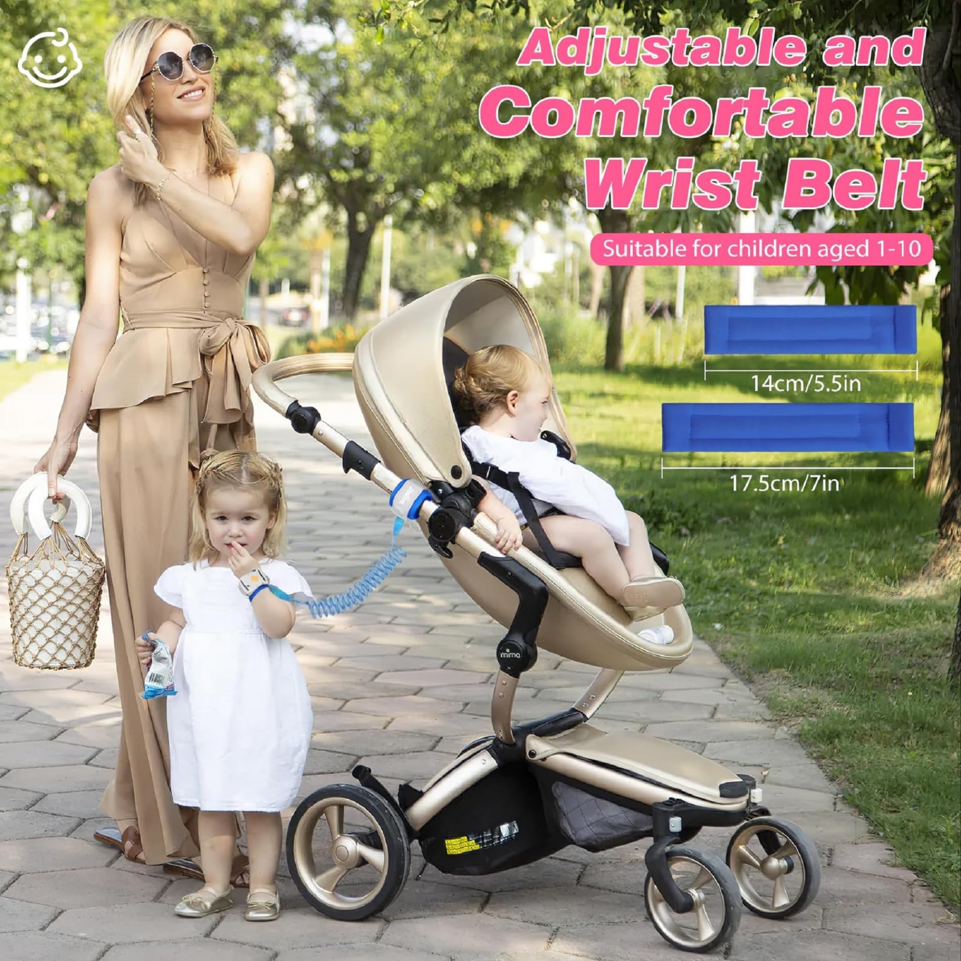 Zooawa Leash uses anti-cut stainless steel for durable safety