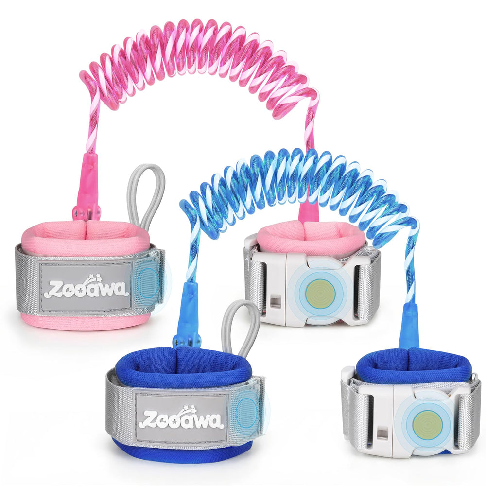 Zooawa toddler leash with magnetic lock provides a secure close-up for crowded places.