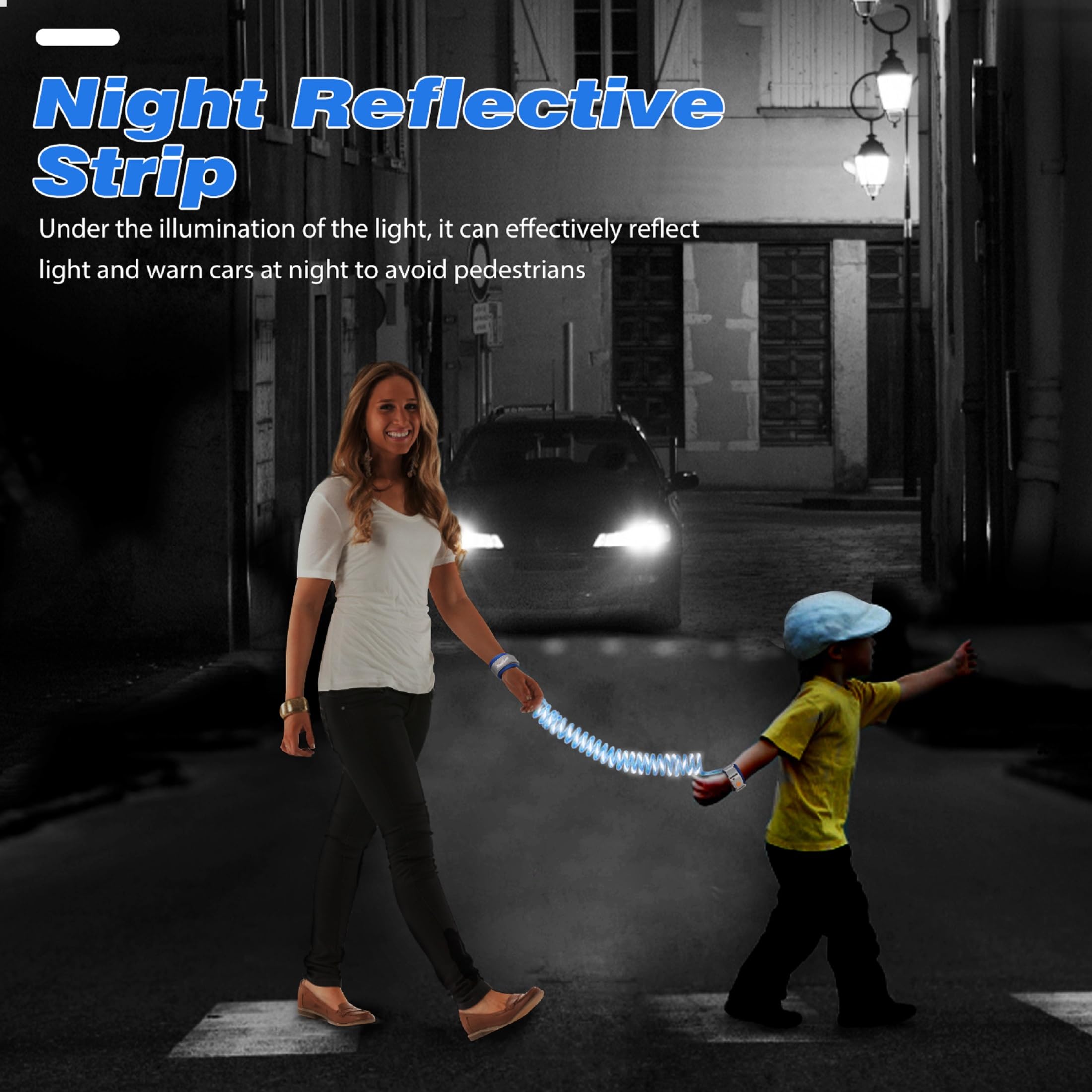 Zooawa reflective strip boosts visibility during dusk or night walks.