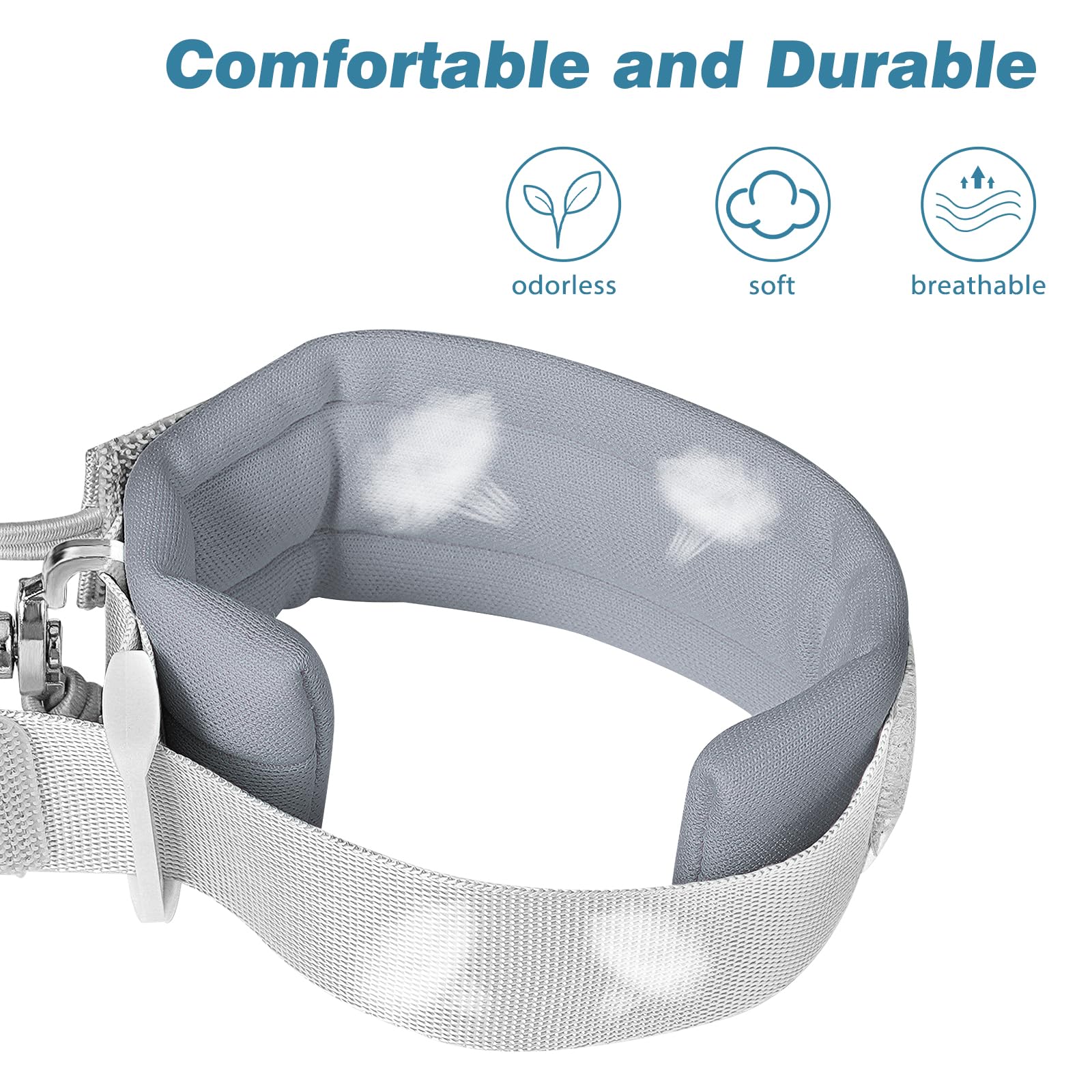 Zooawa Toddler Leash soft padded wrist strap, gentle on little wrists.