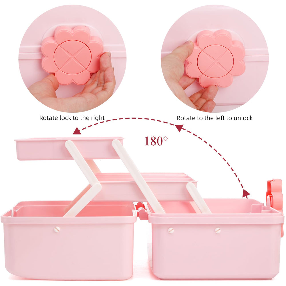 ZOOFOX three-tray compartments keeping items categorized