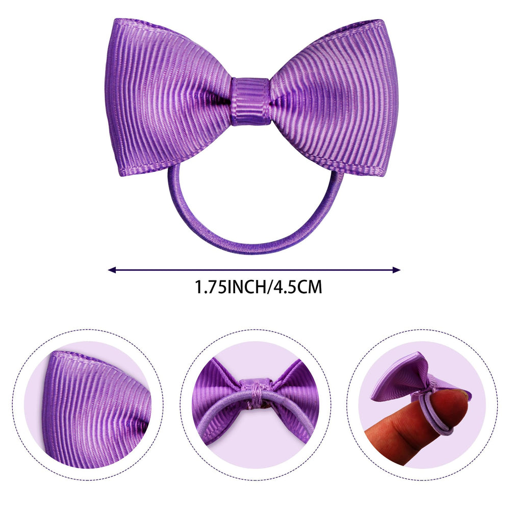 ZOONAI 20-piece hair tie set for toddlers and kids.