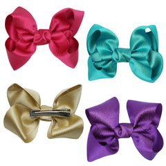 ZOONAI 3inch baby bow dress-up photo shows stylish toddler outfit accent.