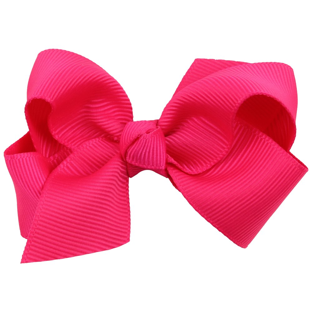 ZOONAI 3-inch rose bow clip adds charming style to daily outfits.