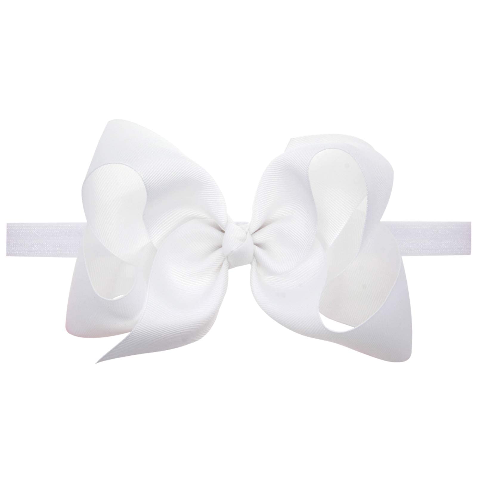 ZOONAI baby hair bow headband worn on toddler for photo-ready bright styling.