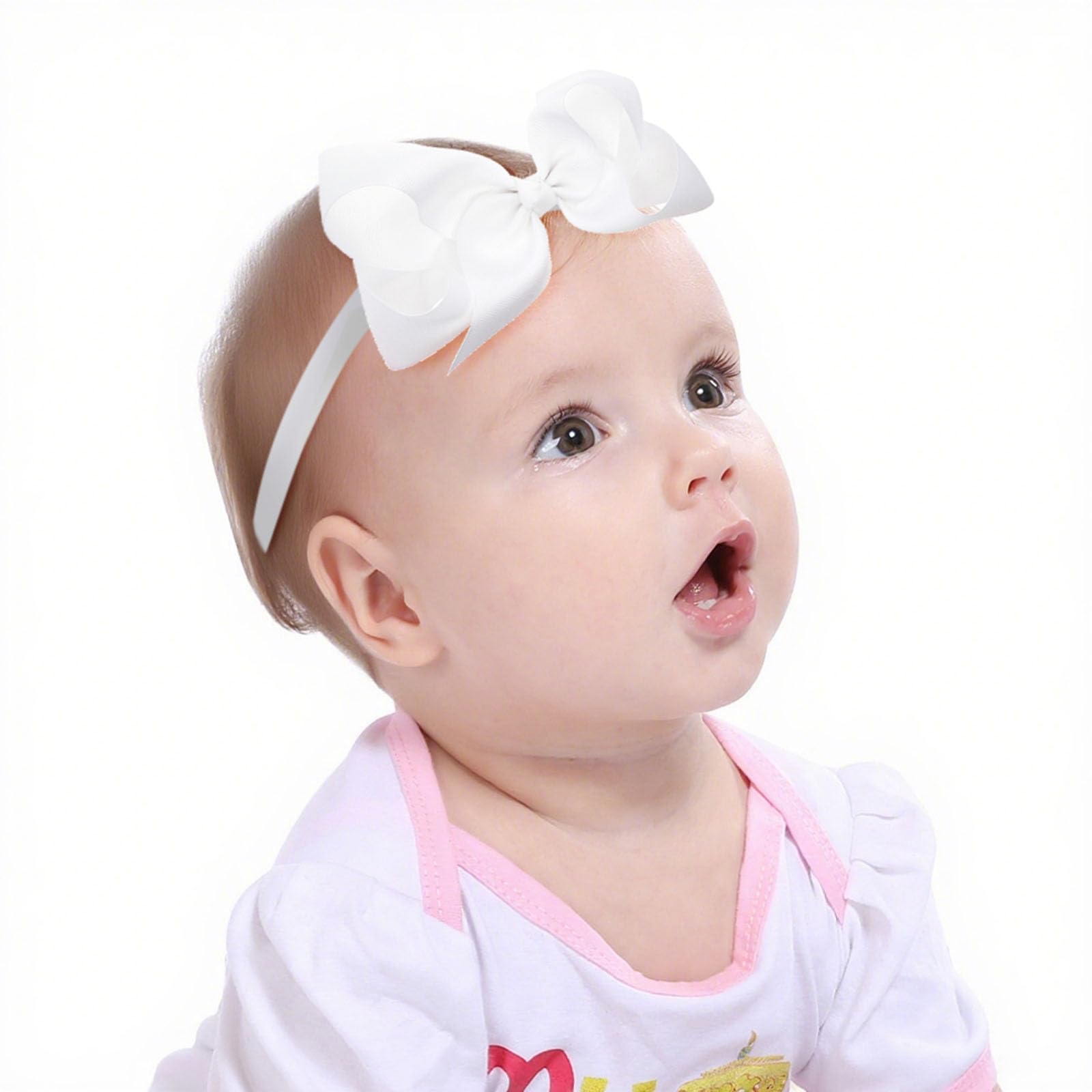 ZOONAI baby hair bow headbands packaging and presentation for gifting.