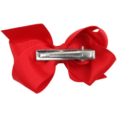 ZOONAI boutique hair clip showcases a charming orange bow for toddlers.