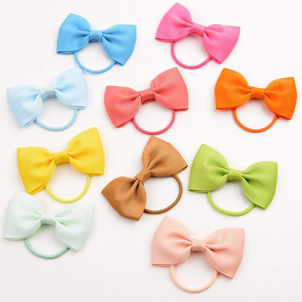 ZOONAI white bowknot accessories add cute detail to daily outfits.