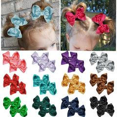 ZOONAI glitter bowknot closeup showing sparkling red bow for photos