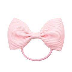 ZOONAI ponytail holder pink elastic hair bands ideal for kids.