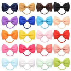 ZOONAI ponytail holder for girls keeps hair neat during school and activities