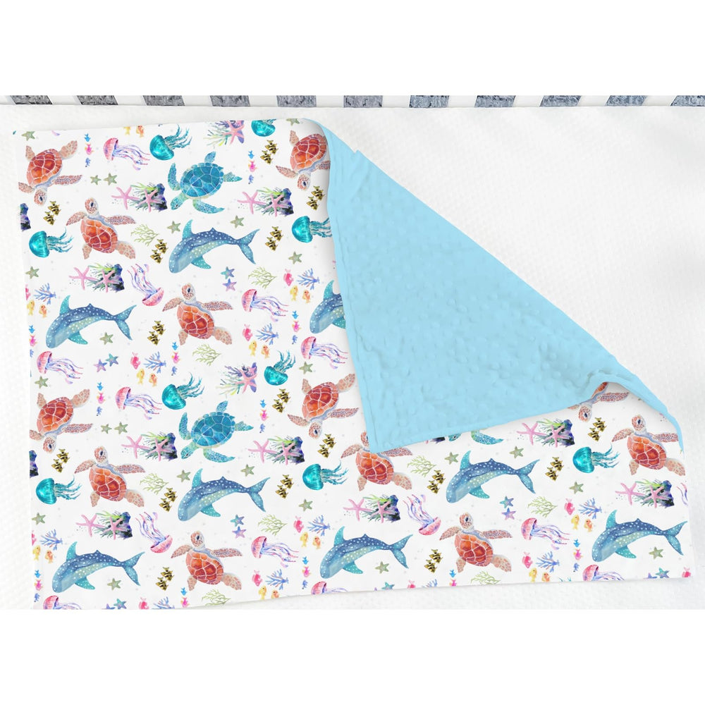 ZoUbqchY baby blanket 30x40 provides snug size for newborns and toddlers.
