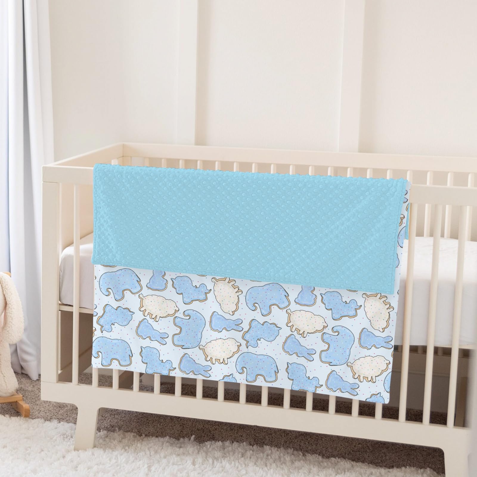 ZoUbqchY blue-animal-cookie-blanket-stroller on-the-go warmth for outings