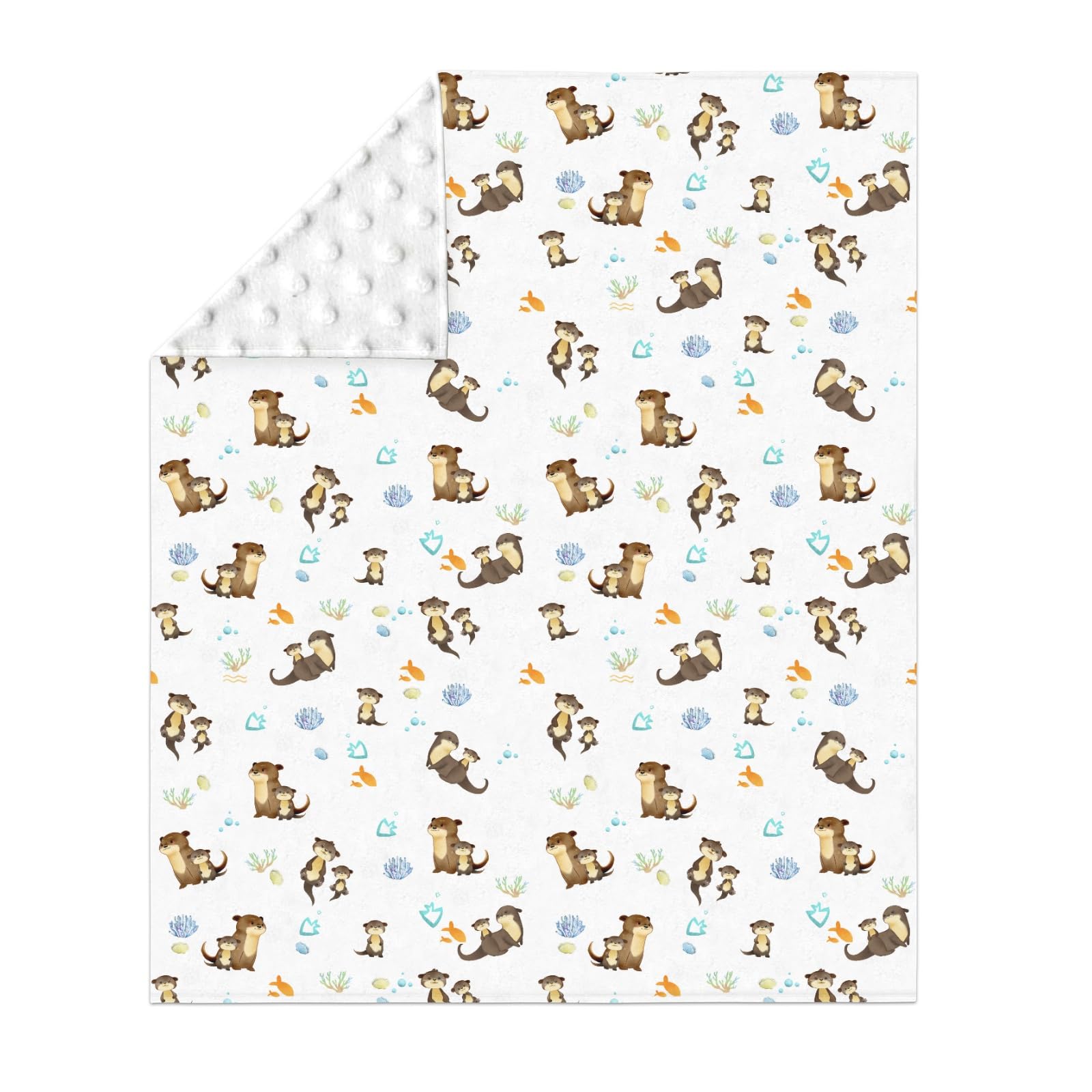 ZoUbqchY dot-back pattern adds gentle texture for baby soothing.
