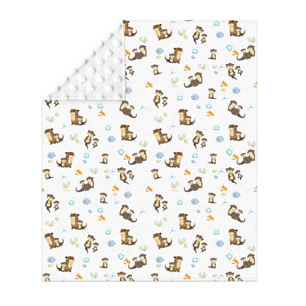 ZoUbqchY dot-back pattern adds gentle texture for baby soothing.