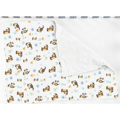 ZoUbqchY double-layer blanket delivers warmth with breathable plush.