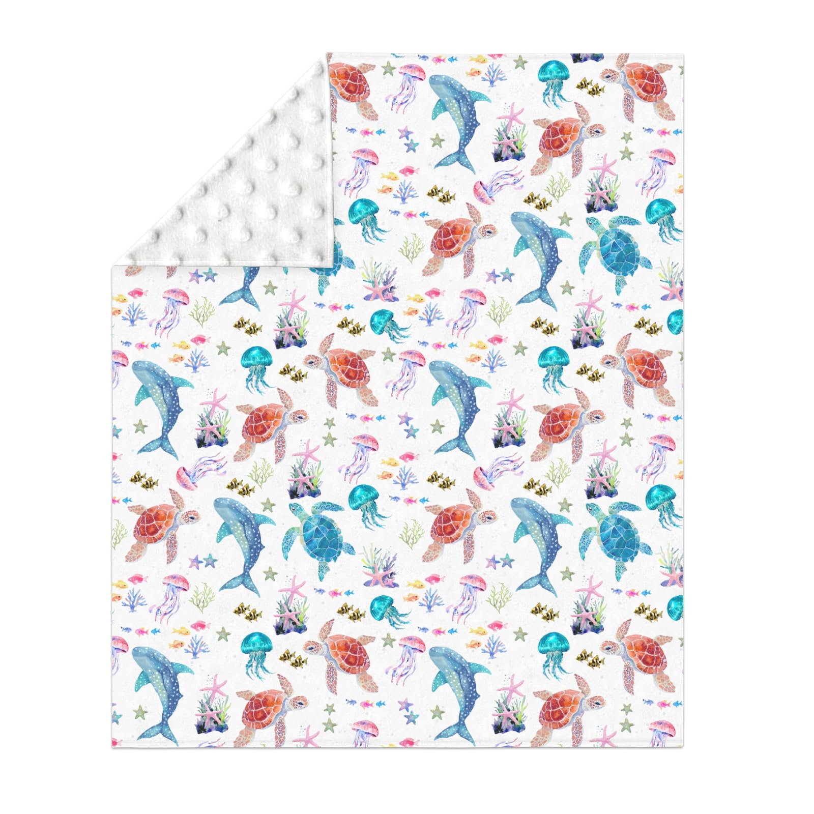 ZoUbqchY blanket double-layer interior enhances soft snuggle during naps.