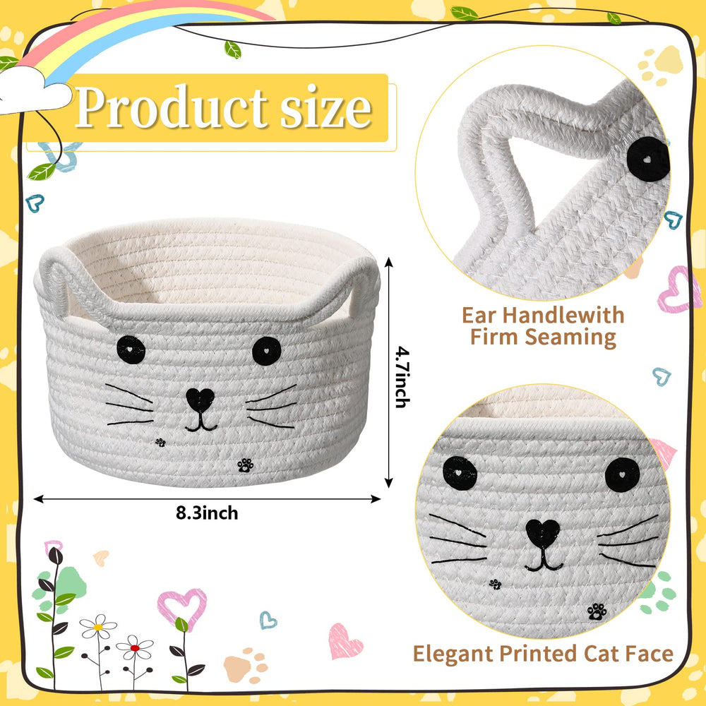 Zopeal Cat Basket face detail highlighting decorative cat face