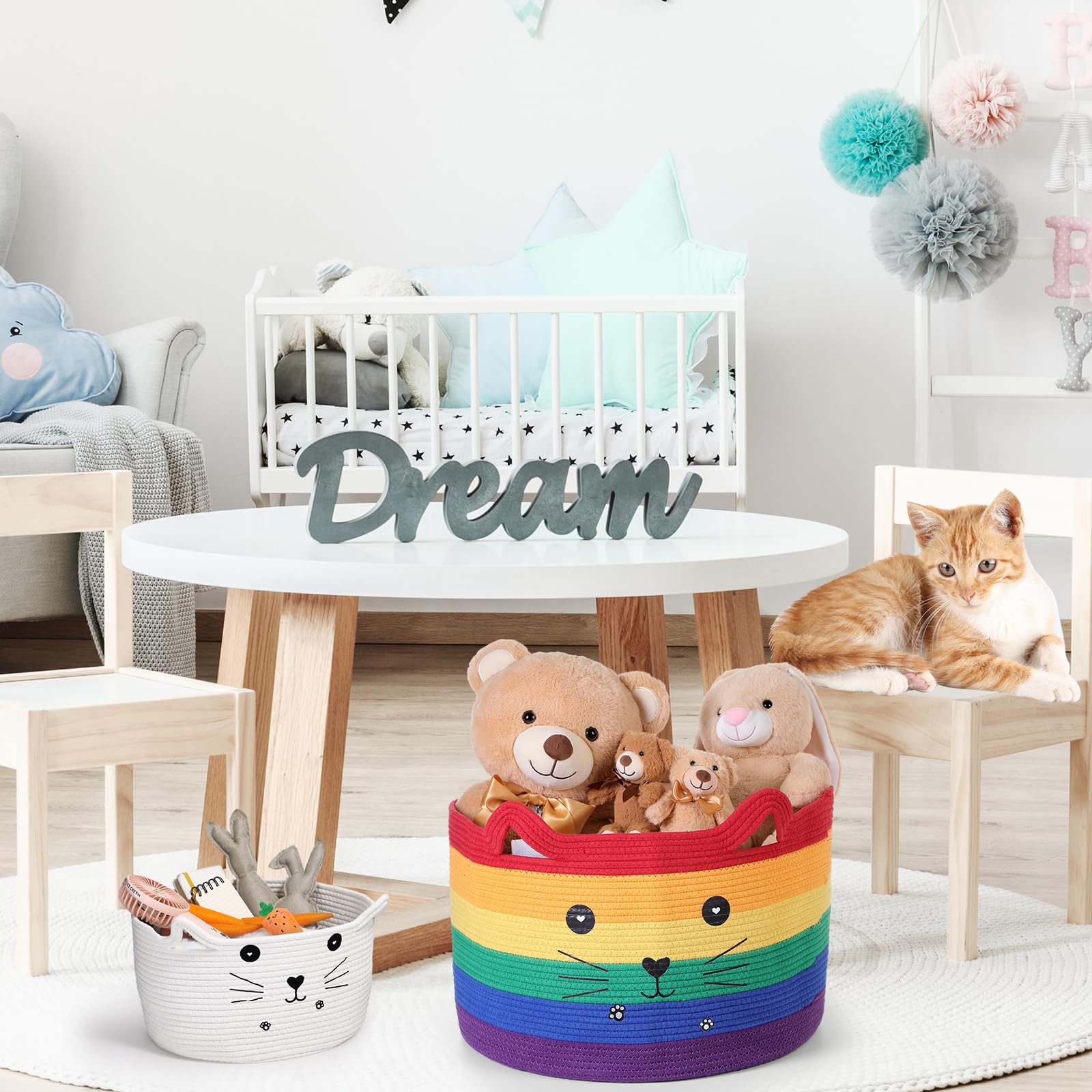 Zopeal cat basket gift idea suitable for holidays and housewarmings.