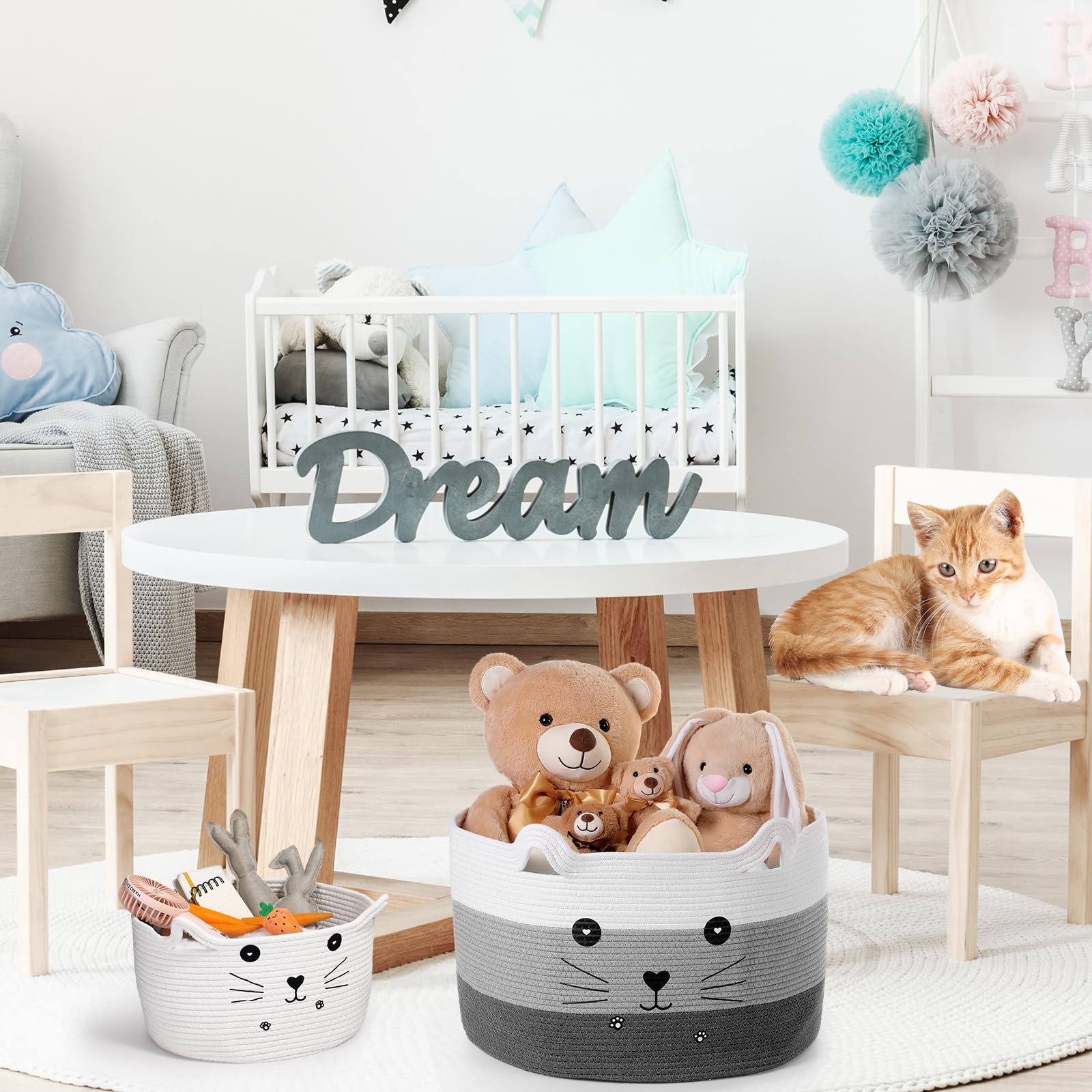 Zopeal cat basket gift idea for holidays and housewarmings
