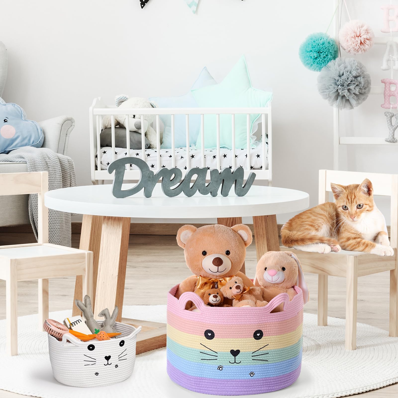 Zopeal cat basket gift-ideas suitable for holidays and housewarmings.