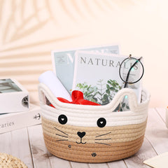Zopeal small basket fits on shelves or beside beds for compact organization.