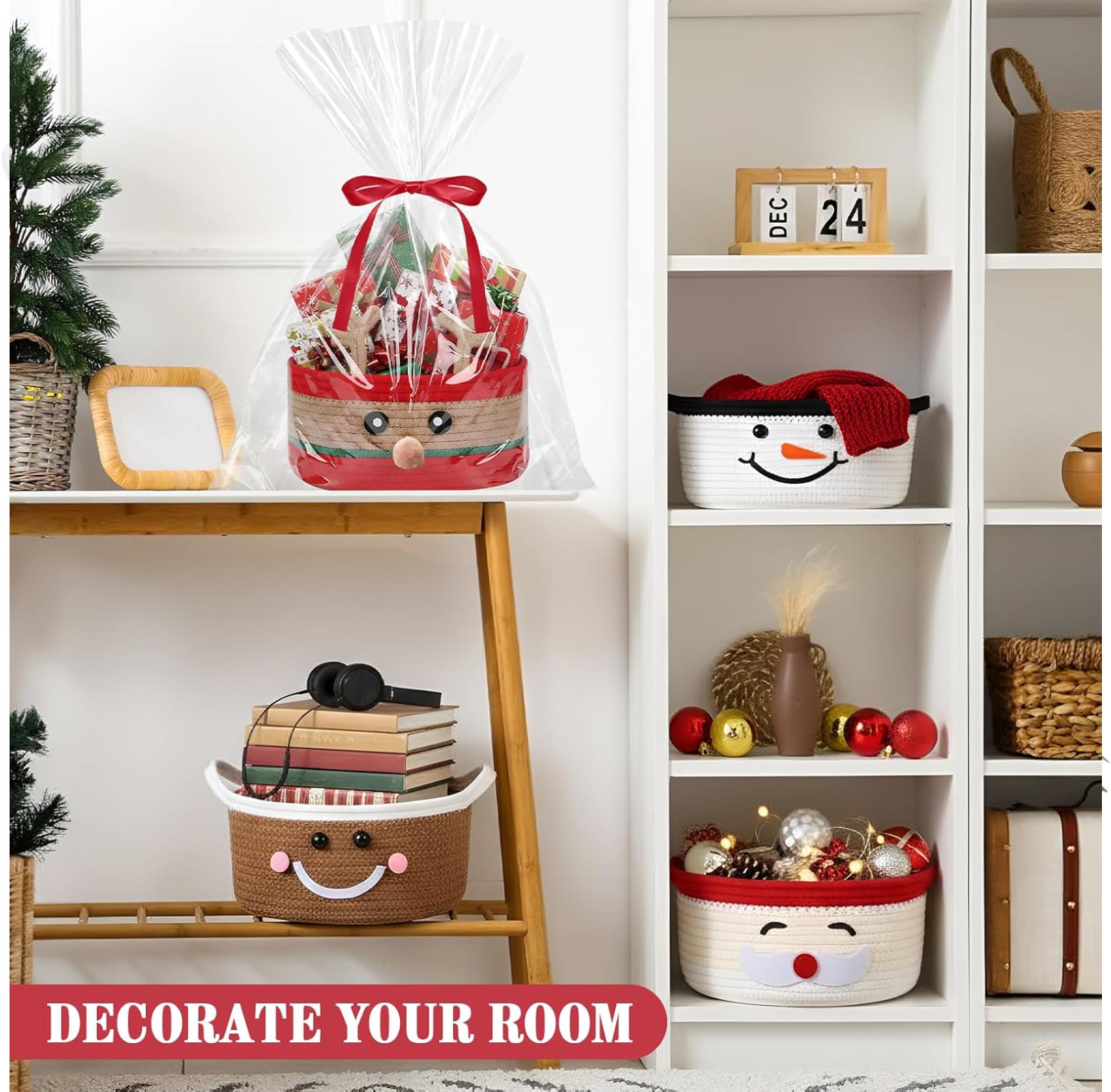 Zopeal compact storage basket doubles as practical home organization.