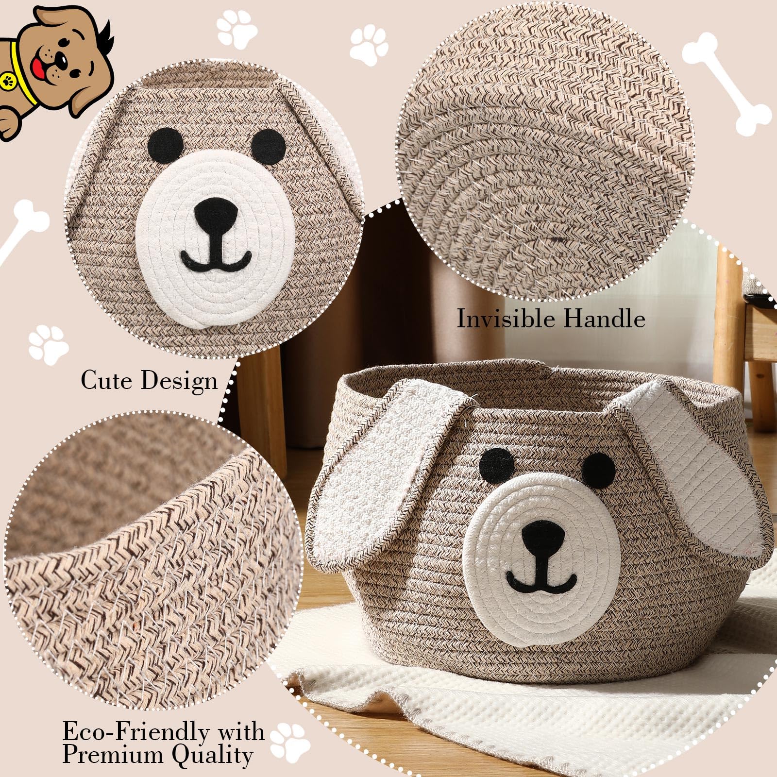Zopeal home-decor-warmth image shows decorative basket blending with living spaces.