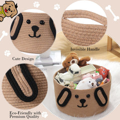 Zopeal multi-purpose storage basket use tidy for organizing toys and books